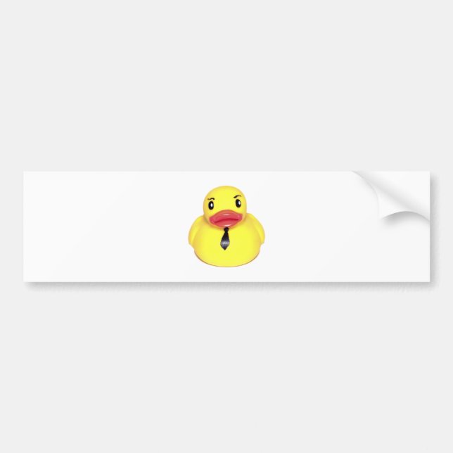 Business Duck Bumper Sticker (Front)