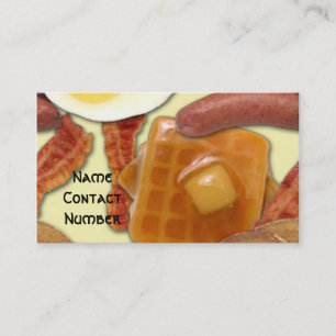 Business eats business card