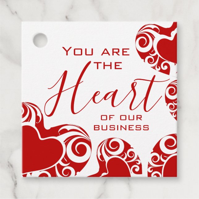 Business Employee Appreciation Thank You Gift Tag (Front)