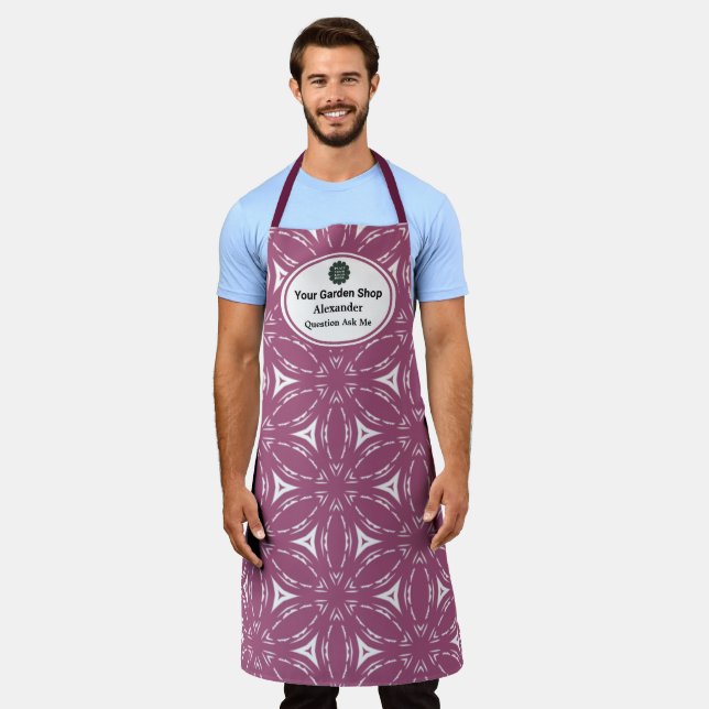 Business Employee Logo Promotional Custom  Custom Apron (Worn)