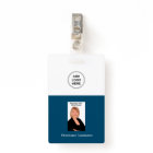 Business Employee Photo ID Logo Name