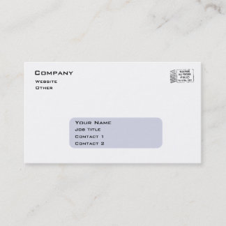 Business Envelope Card