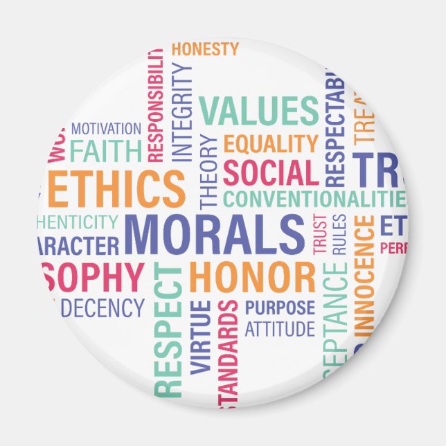"Business Ethics" Magnet (Front)