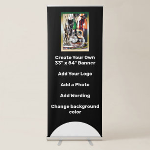 Business event function DIY   YOUR LOGO Retractable Banner