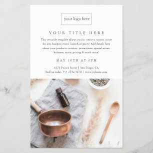 Business Event Minimalist Professional Photo Flyer