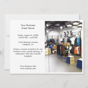 Business Event   Minimalist Professional Photo Invitation