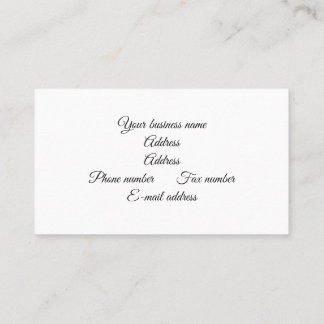 Business football business card