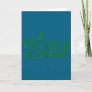 Business funny st. patricks day drinking team gift card
