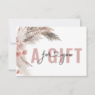 BUSINESS GIFT CERTIFICATE   BOHO