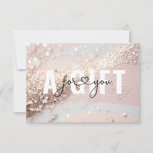 BUSINESS GIFT CERTIFICATE | GLITTER (Front)