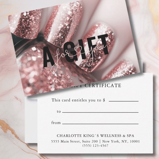 BUSINESS GIFT CERTIFICATE | Glitter Nails (BUSINESS GIFT CERTIFICATE | Glitter Nails)