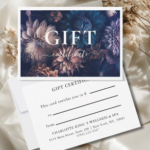 BUSINESS GIFT CERTIFICATE Modern Floral