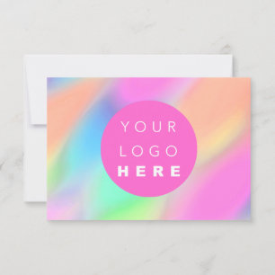 Business Gift Certificate Modern Social Logo QR 