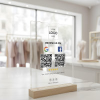 Business Google Facebook Review QR Code