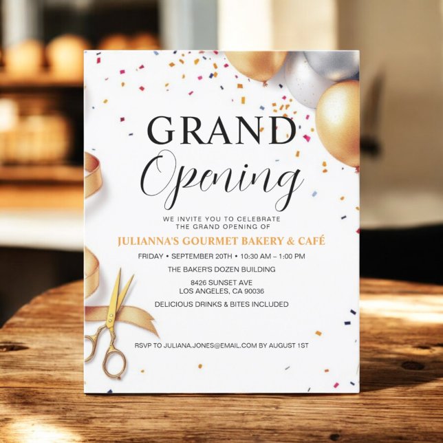 Business Grand Opening Balloons & Ribbon Cutting  (Creator Uploaded)