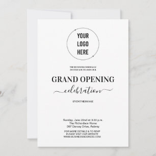 BUSINESS GRAND OPENING INVITATION