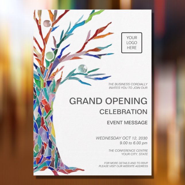 Business Grand Opening Logo Invitation (Creator Uploaded)