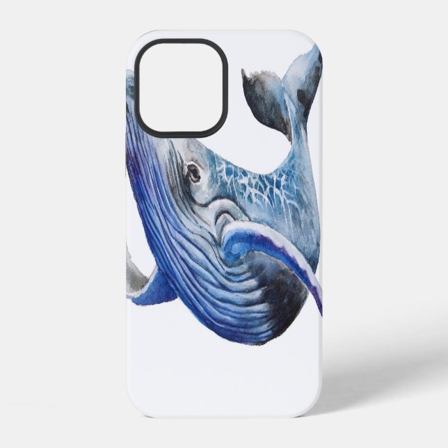 Business Graph Whale: Candlestick Chart iPhone Case (Back)