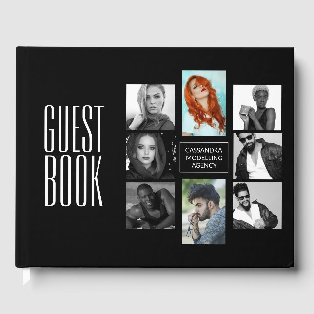 Business guest book 8 photo launch opening (Front)