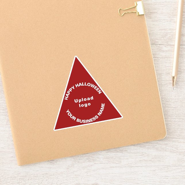 Business Halloween Greeting on Red Triangle Vinyl (Notebook)