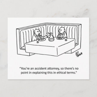 Business Humour Postcard "Percenters"