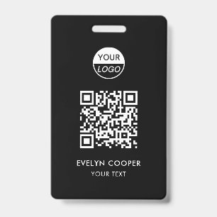 Business ID   QR Employee Staff Badge