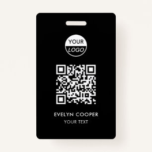 Business ID QR Employee Staff Badge ID Badge