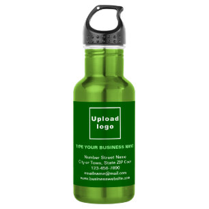 Business Information Green 532 Ml Water Bottle