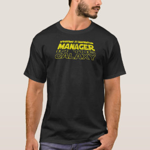 Business Intelligence Manager  Space Backside T-Shirt