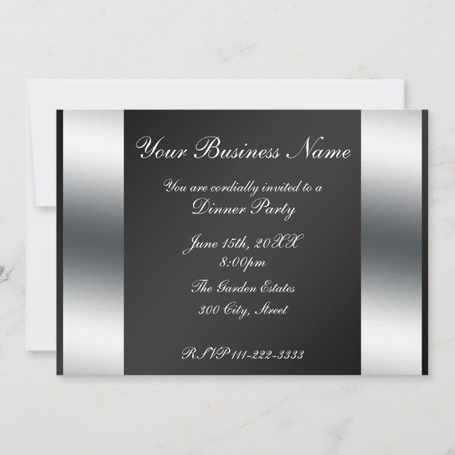 Business invitation (Front)