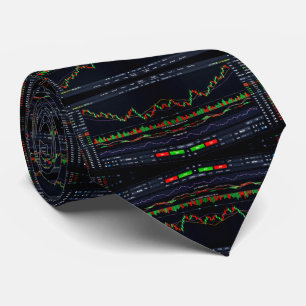Business Japanese Candlestick Chart Stock Market Tie