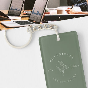 Business keychains minimalist clean simple