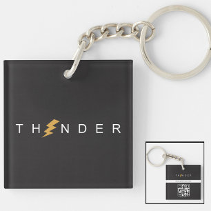 Business keychains minimalist clean simple logo