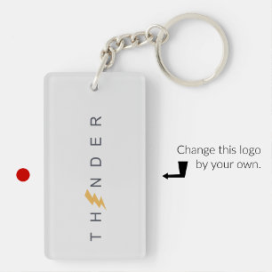 Business keychains minimalist clean simple logo gr