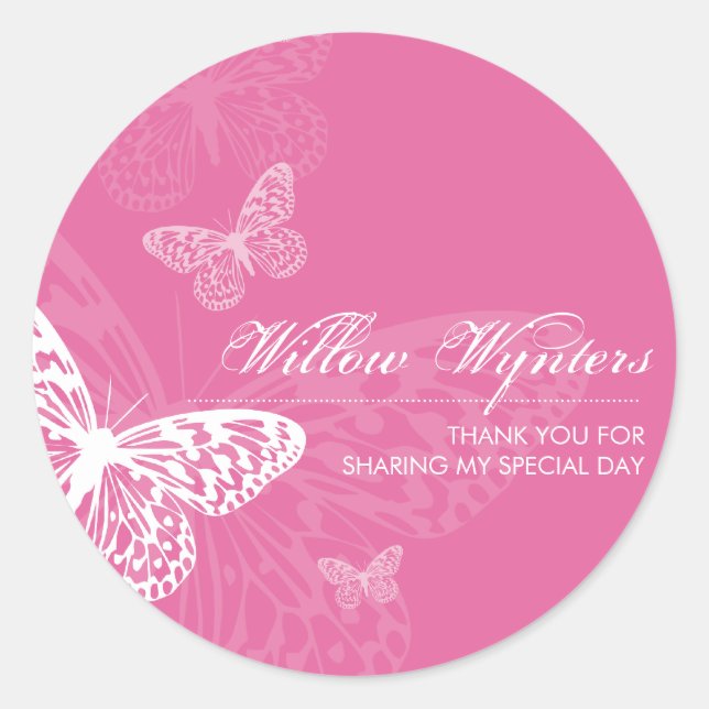 BUSINESS LABEL :: butterflies 2 (Front)