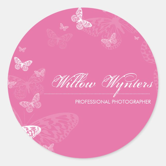 BUSINESS LABEL :: butterflies 2 (Front)