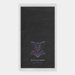 Business Lace Lingerie Boutique Luxury Napkin