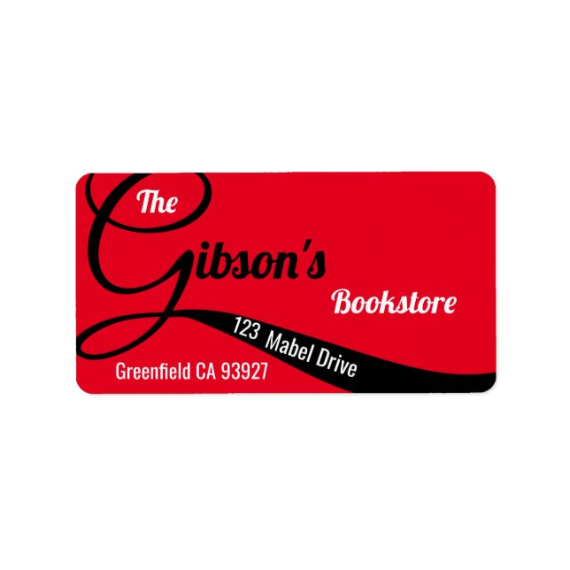 Business Letter G Label (Front)