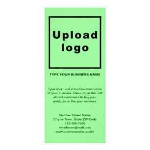Business Light Green Rack Card