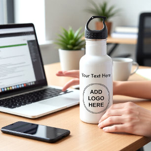 Business Logo 532 Ml Water Bottle