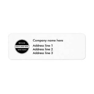 Business Logo Address Template Labels