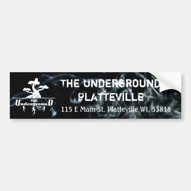 Business Logo and Address Bumper Sticker (Front)