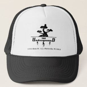 Business Logo and Address Trucker Hat