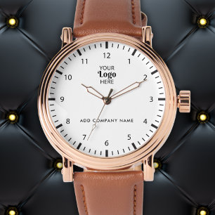 Business Logo And Company Name Brand Promotional Watch
