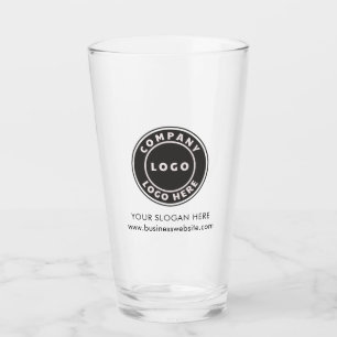 Business Logo and Company Name Staff Employee Glass