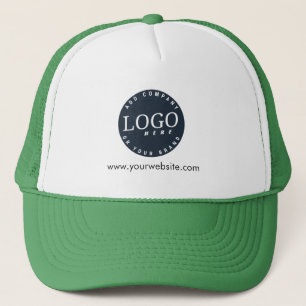 Business Logo and Company Website Corporate Events Trucker Hat