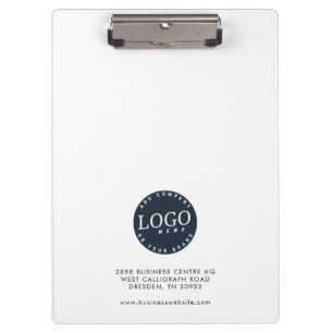 Business Logo and Company Website Staff Clipboard