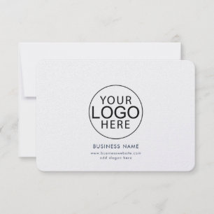 Business Logo and Website Custom Card