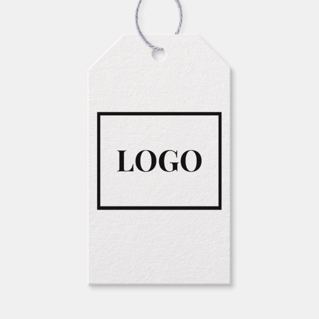 Business Logo Apparel Fashion Clothing Hang Tag (Front)