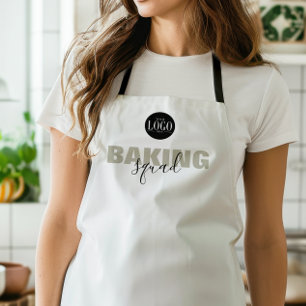 Business Logo Baking Squad Matching Group Apron